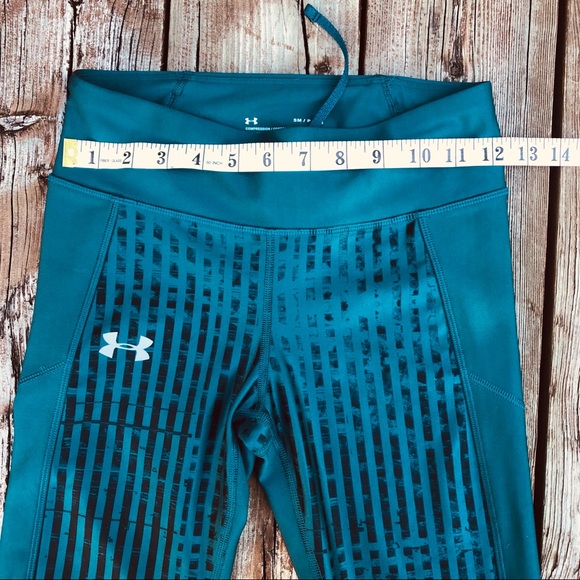 UnderArmour Teal Yoga Pants leggings with pocket - Picture 11 of 12